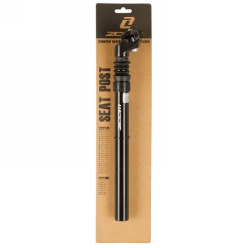 Seat post zoom, aluminium, black, 350 x 27.2 mm, suspension (35 mm), adjustable play and preload, with scale - 3