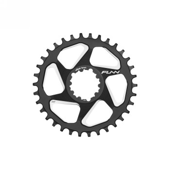 Chainring solo dx 34 teeth in all.7075 cnc black - direct mount-9-12s - 1