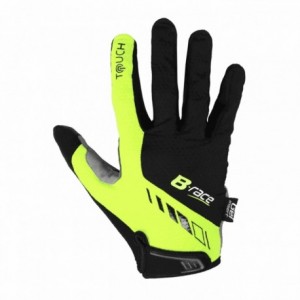 Handschuhe b-race bump gel pro schwarz / lime mis 1 tag. s. - 1