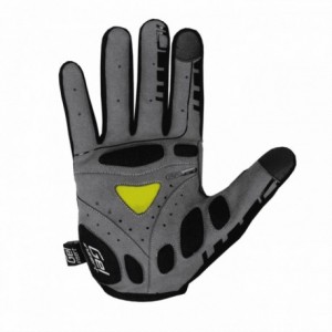 Gloves b-race bump gel pro black / lime mis 1 tag. s. - 3