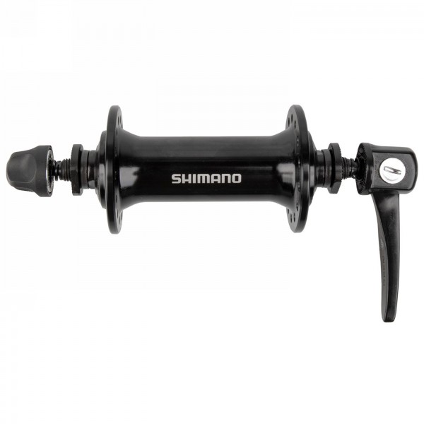 Mozzo anteriore, shimano hb-rs300, 28h old:100mm, 108mm-axle qr:133mm, nero, mv - 1 - Mozzo - 