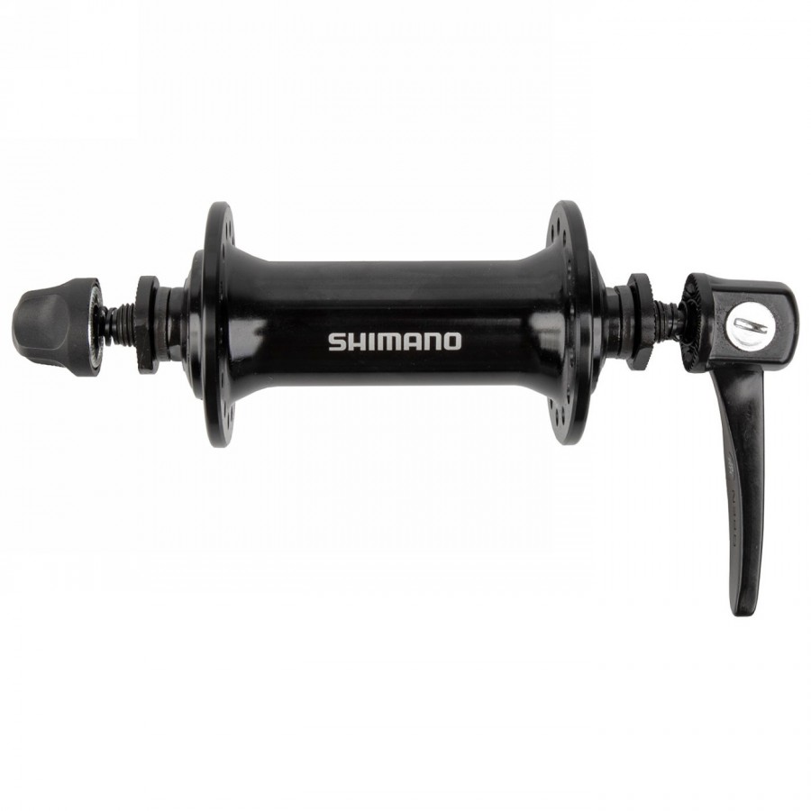 Vorderradnabe, shimano hb-rs300, 28h old:100mm, 108mm-axle qr:133mm, black, mv - 1