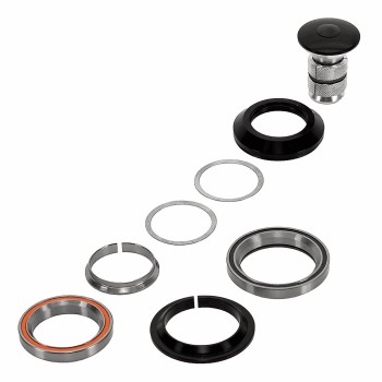 Serie sterzo 1"-1/8-1/4 a-head set alluminio su cuscinetti - 2 - Serie sterzo e tappi - 8875390003946