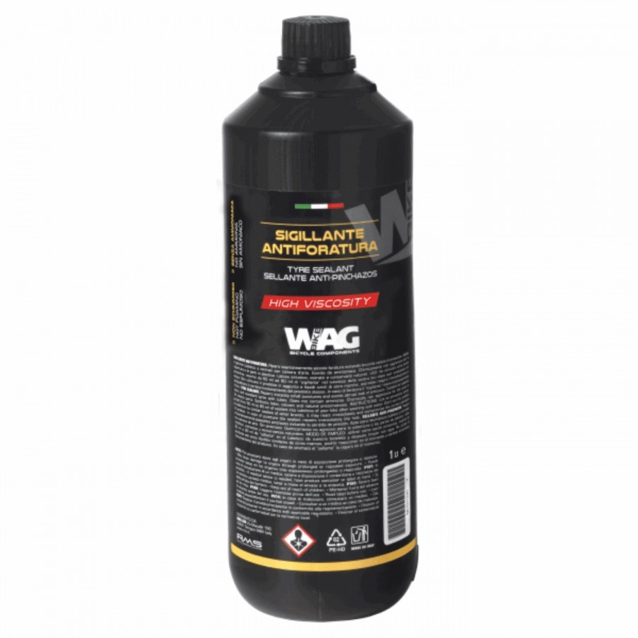 High viscosity non foaming sealant ideal tubeless and tubeless ready 1 liter - 1