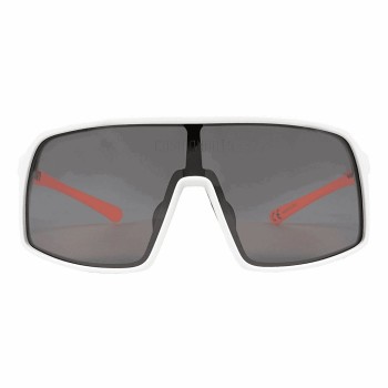 Lander brille weiss orange bügel - 3