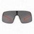 White lander goggles with orange temples - 3