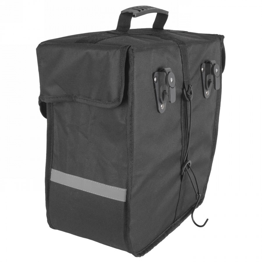 Side bag, 'm-wave amsterdam single left', attachment to the left side of the carrier, 38 x 18 x 30cm (lxwxh), approx. 18 - 2