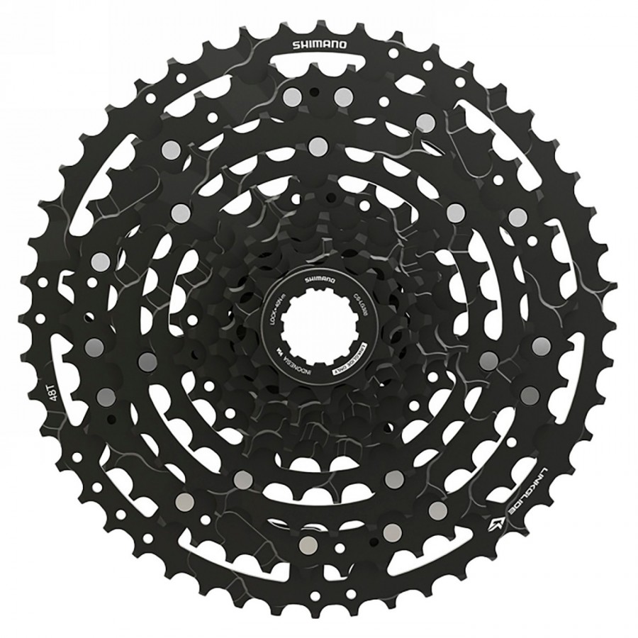 cassette sprocket shimano cs-lg300-10, cues, 10-speed, 11-13-15-17-20-23-28-34-41-48t, oem - 1