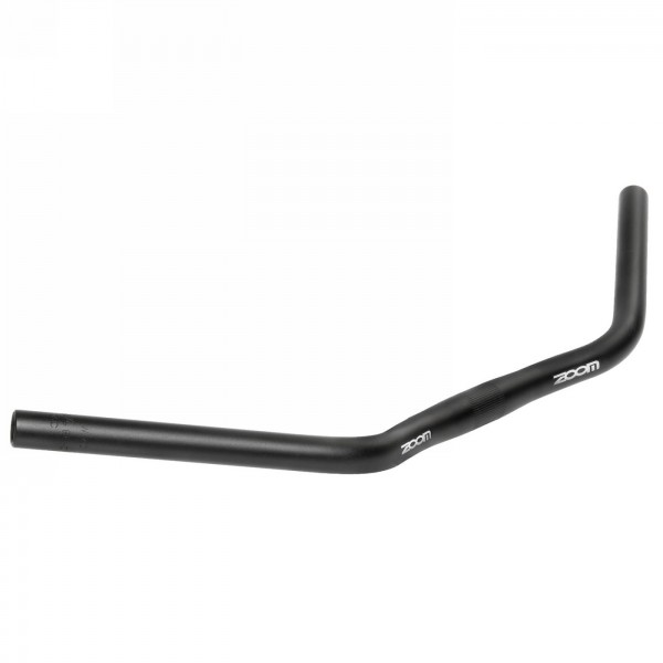 Touring handlebar zoom, aluminium, matt black, 590 mm, clamping 25.4 mm, 33 °, rise 26 mm, mv - 1