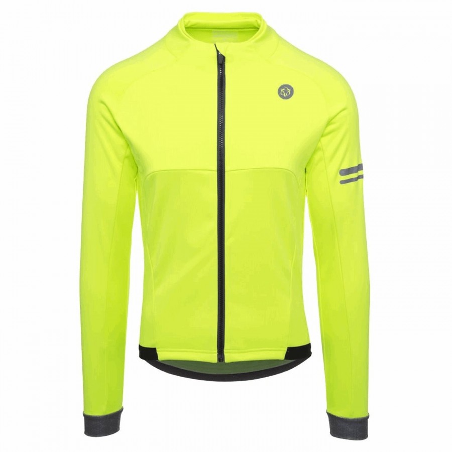 Fluo yellow men's winter sport jacket 2021 size l - 1