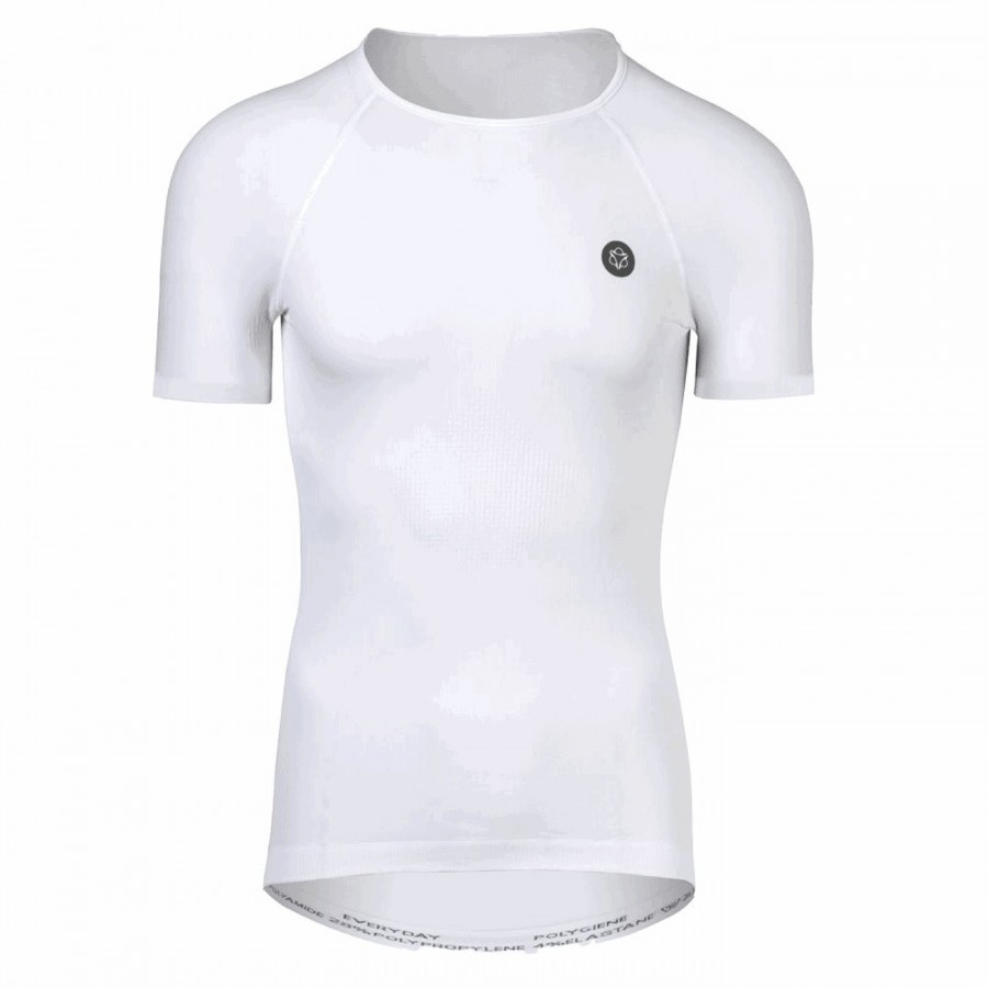 Sous-vêtement unisexe everyday base blanc - manches courtes taille l-xl - 1