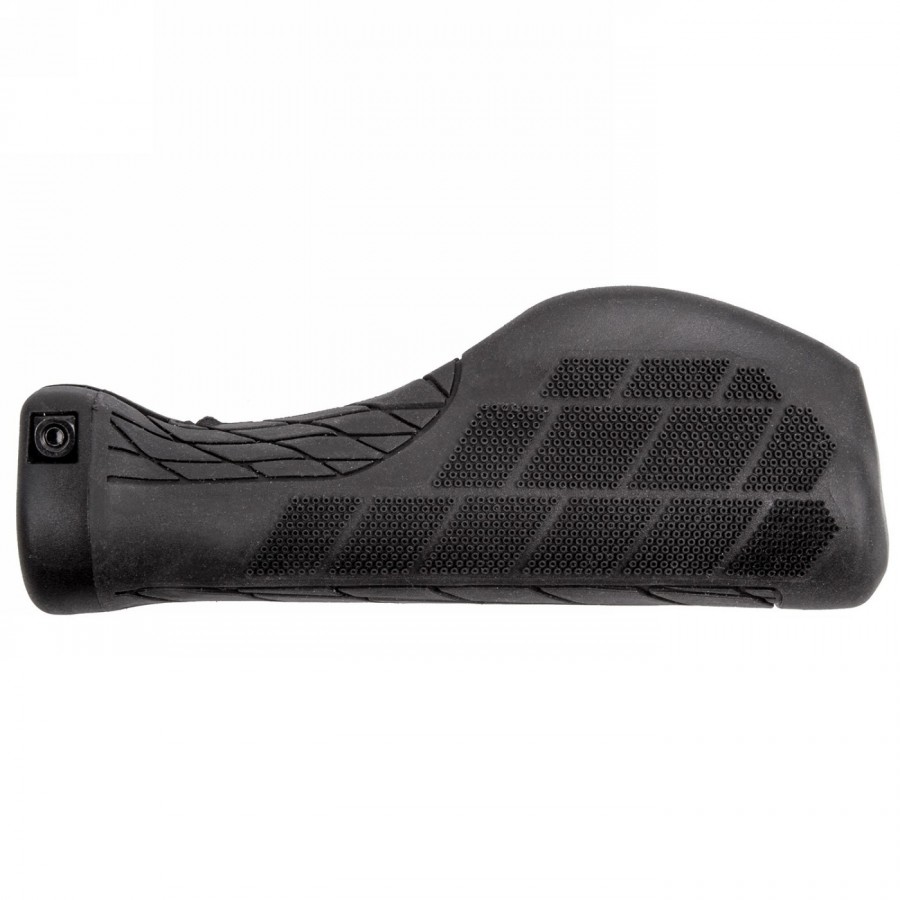 Ergomax fix screw handlebar grips, black, 138 mm, on M-wave card - 2