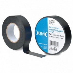 Insulating tape 10mt x 15mm thickness: 0,15mm black - 1