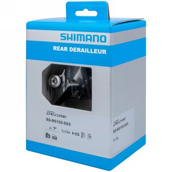 dérailleur shimano rd-m6100, deore,sgs 12-speed, top normal, design shadow plus, attache directe, ind.pack - 2