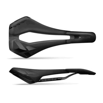 Saddle x-lr 145x266mm (l3) superflow kit carbon rail black - 138gr - 1