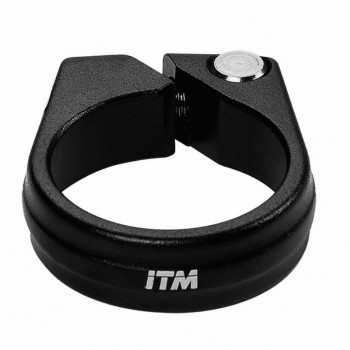 Collarini sella corsa itm 35 mm alluminio nero - 1