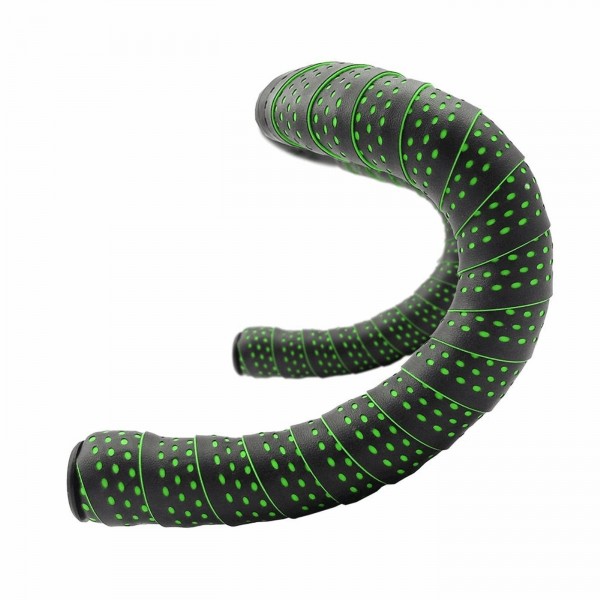 Cinta manillar myst 3mm bicolor negro/verde - 1