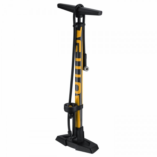 Floor pump with low pressure gauge in iron - 1