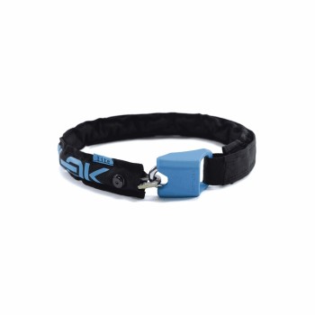 Catena lucchetto hiplok lite 6 x 750 mm nera/blu con velcro - 1