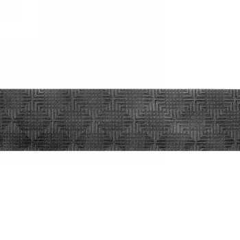 Handlebar tape, velo, black, non-slip and shock-resistant, 3.5 mm thick, with handlebar plugs, in ec - 1