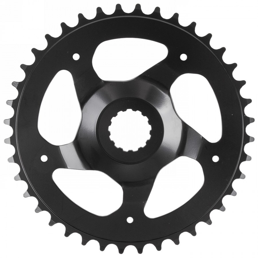 Direct mount e-bike chainring pd-dm-gen3, 38 teeth, black, steel, for chainline 47 mm, for bosch gen3, with samox - 1