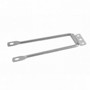 Rack plate central attack 140mm silver - 1