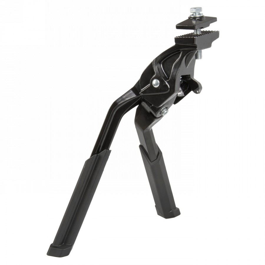 Heavy duty bipod stand for e-bike, cargo bike, traveller..., maximum load 40 kg, black, hex screw, mv. - 1