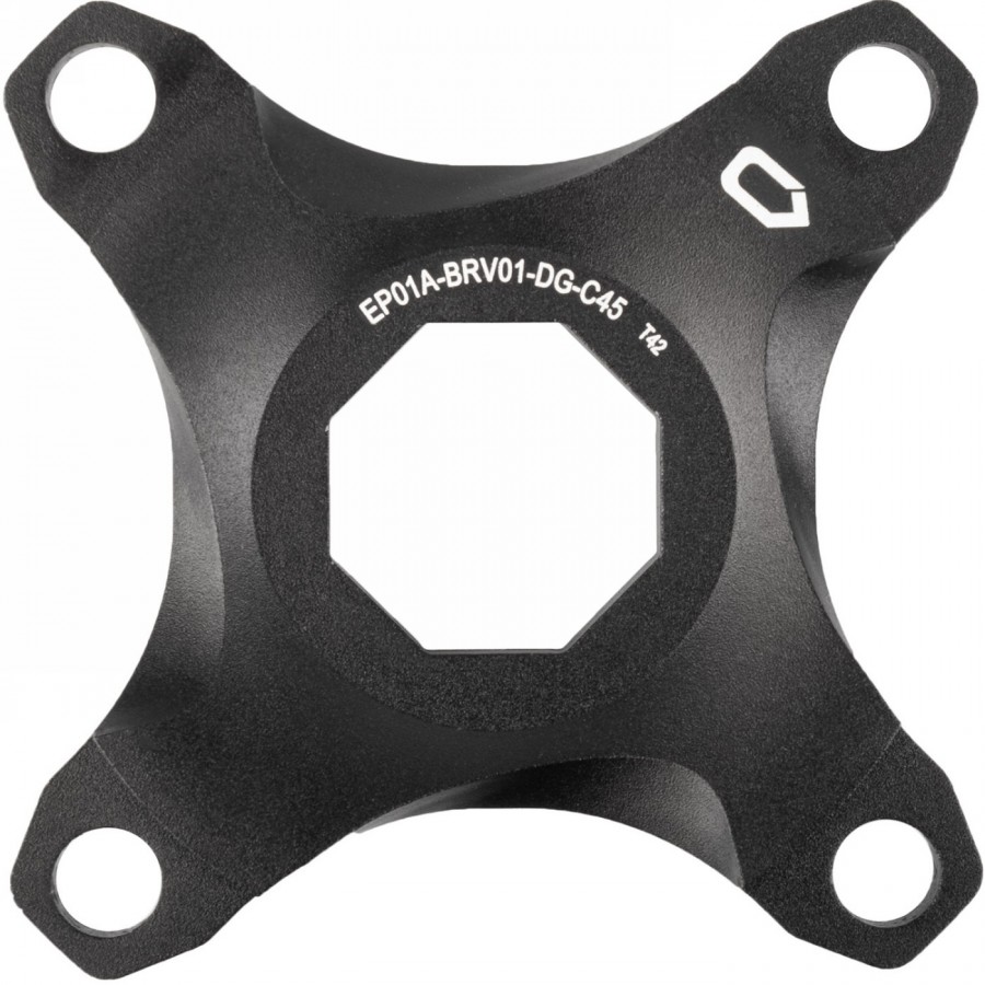 Spider, for chainline 45 mm, aluminium, for chain guard, black anodised, mv - 1