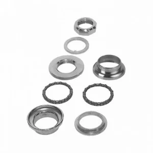 Serie sterzo ferro cromato diametro interno 26.4mm - 1 - Serie sterzo e tappi - 4015493390657