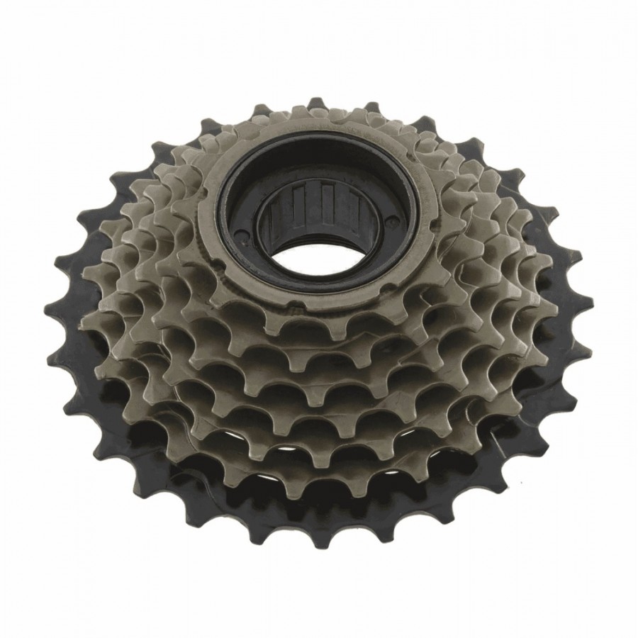 7 speed free wheel index 14/28 teeth brown / black - 1