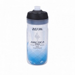 Botella agua termal arctica pro 550ml plata/azul - 1