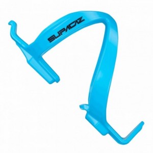 Fly cage bottle cage in neon blue polyester - weight: 34gr - 1