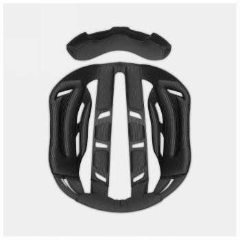 Rembourrage de casque insurgé kit noir 55-59cm taille m/l - 1