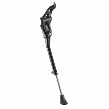 Caballete ajustable para bicicletas 26/28 en aluminio negro - 1