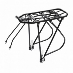 Rear rack 26/28 adjustable to 6 positions black - 1