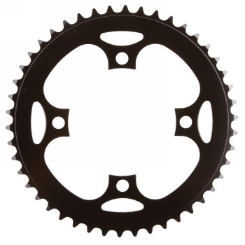 E-bike chainring, steel, bolt circle 104mm, 46 teeth, for 1/2' x 3/32' and 11/128', black, mv - 1