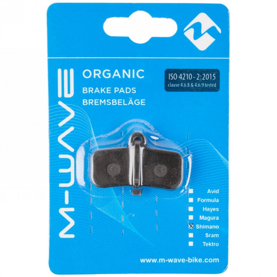 Pastillas de freno, orgánicas, para frenos de disco shimano: saint br-m810, - saint br-m820, - zee br-m640, con muelle, 1 par pa