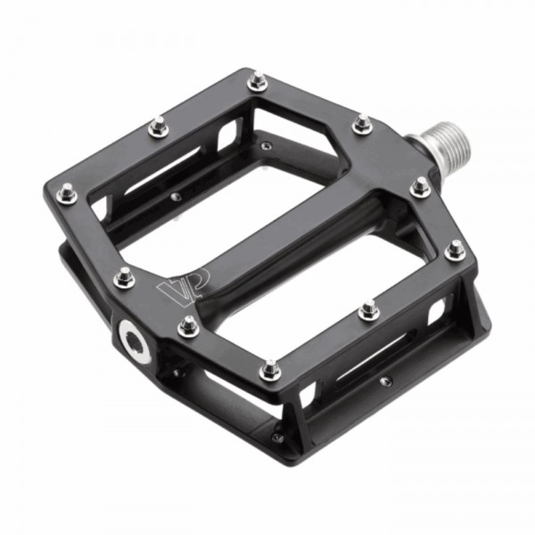 Par de pedales negros de aluminio para freeride-bmx - 1