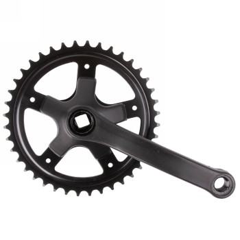 Crankset, for 20'(18'-24'), 1 speed, 152 mm plastic coated crank, steel chainring 40 t., jis, for - 1