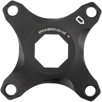 Spider, for chainline 45 mm, aluminium, no chain guard, black anodised, mv - 1