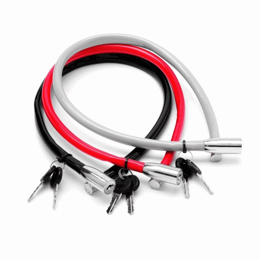Cadenas cable luxe 58 cm couleurs assorties - 1