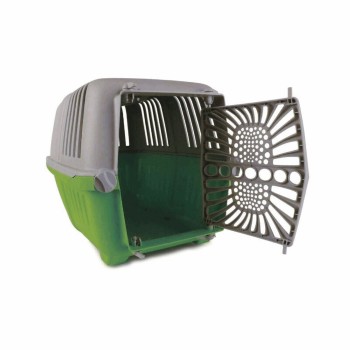 Pet box peggy 47x29x33cm quick coupling - load: 10kg green/grey - 1