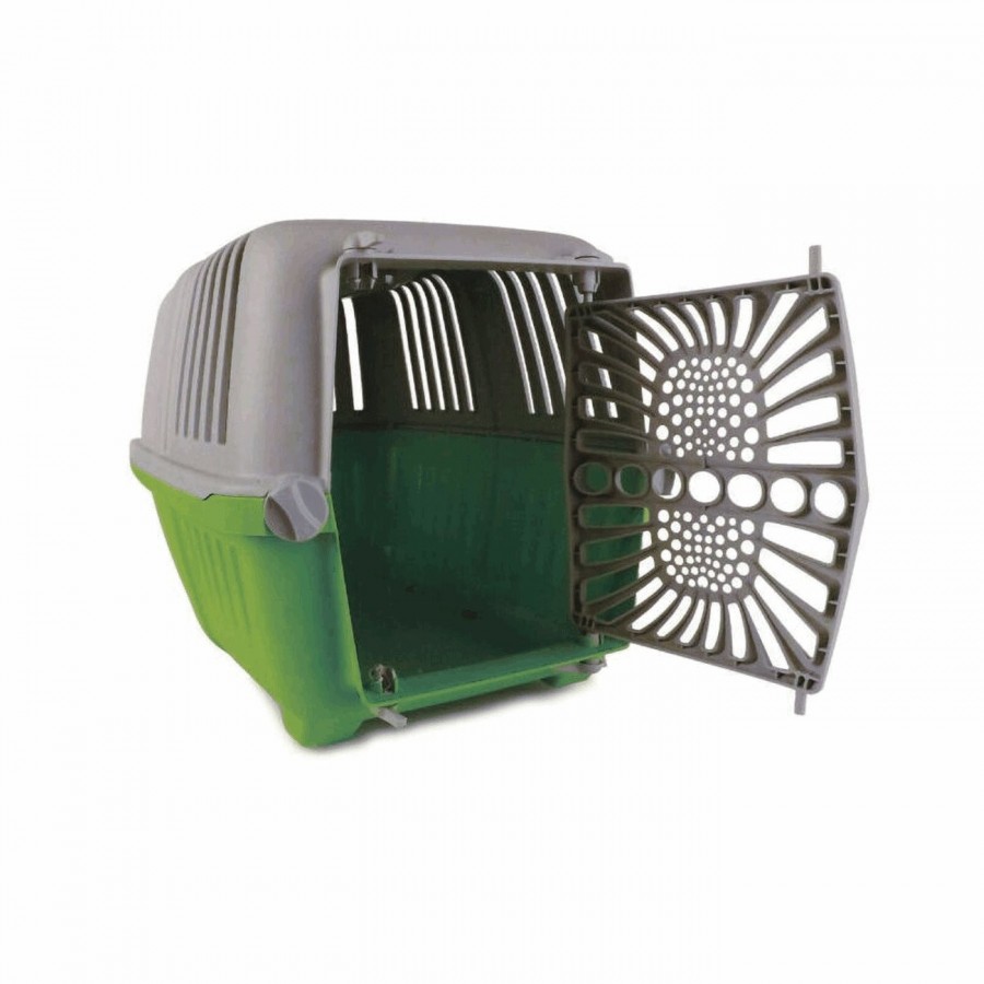 Pet box peggy 47x29x33cm aggancio rapido - carico: 10kg verde/grigi - 1 - Altro - 8020092009011