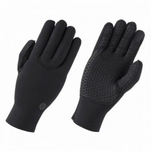 Neopren-handschuhe aus 2 mm dickem neopren in schwarz, größe m - 1