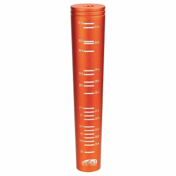 Seat tube diameter gauge from 25mm to 31.8mm orange - 1