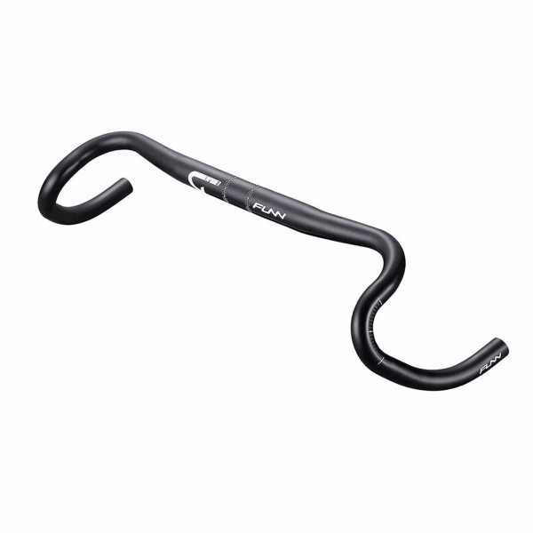 Gravel handlebar g-wide 31,8mm x 500mm in black alloy drop: 130mm - 1