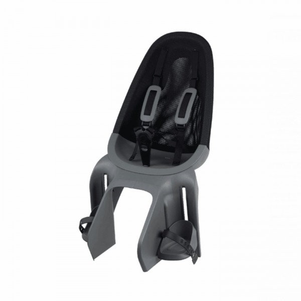 Seggiolino posteriore air rear al portapacco nero/silver - 1 - Seggiolini - 8712864439101