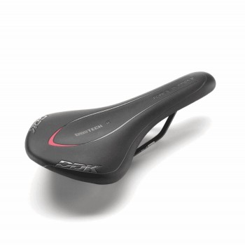 Saddle ddk mtb/running 9009 black/red chrome - 1