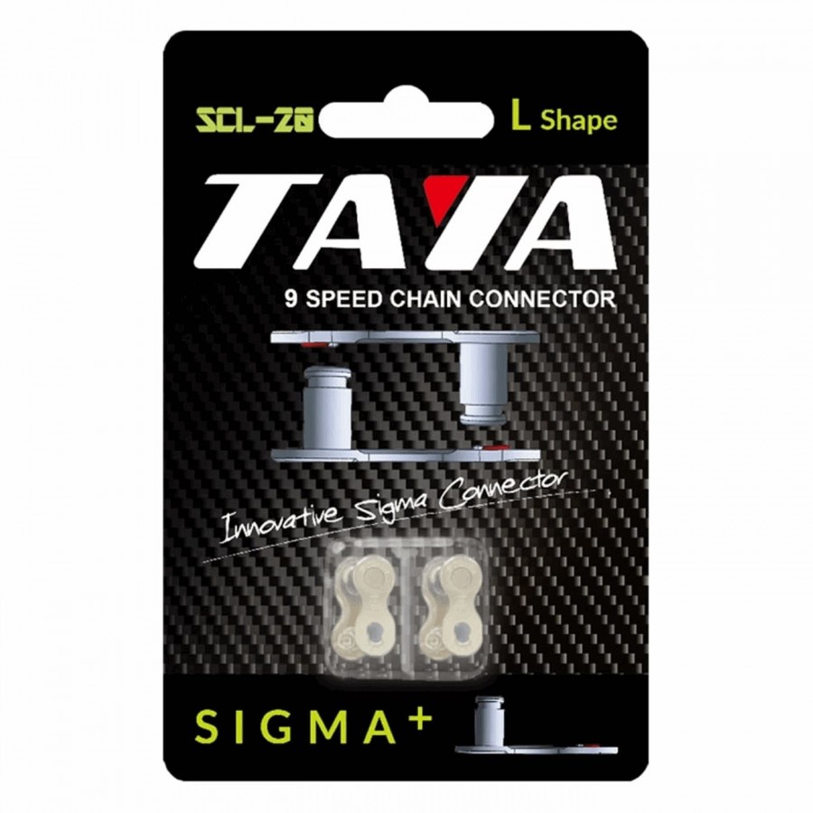 Articulación de cadena 9v plata con conector sigma+ (2 juegos) - 1