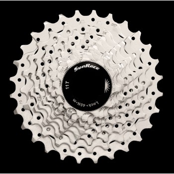 Road cassette 10s x 11/28 teeth in steel/silver aluminum - shiman - 1